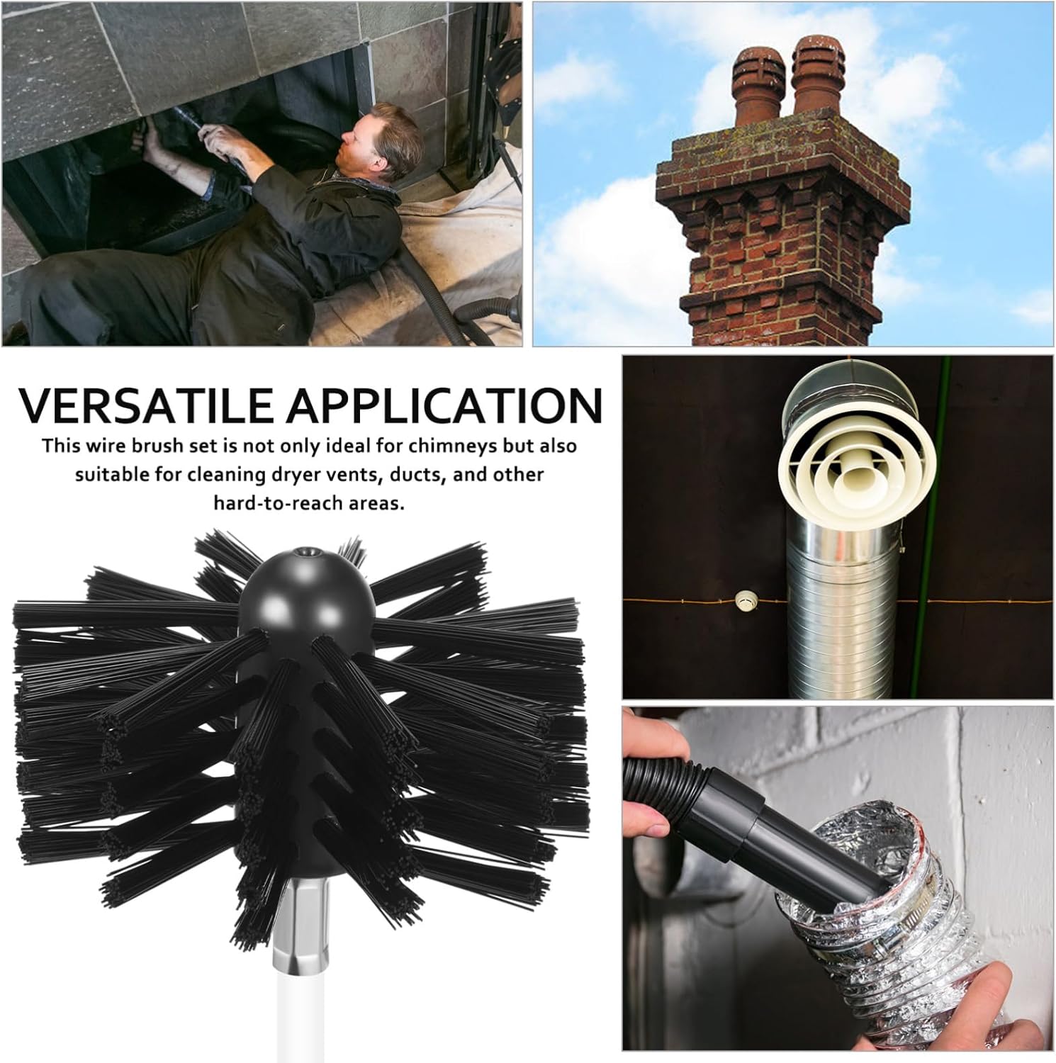 Flexible Chimney Brush Kit wit - đánh giá và giá Commercial Kitchen Cleaning