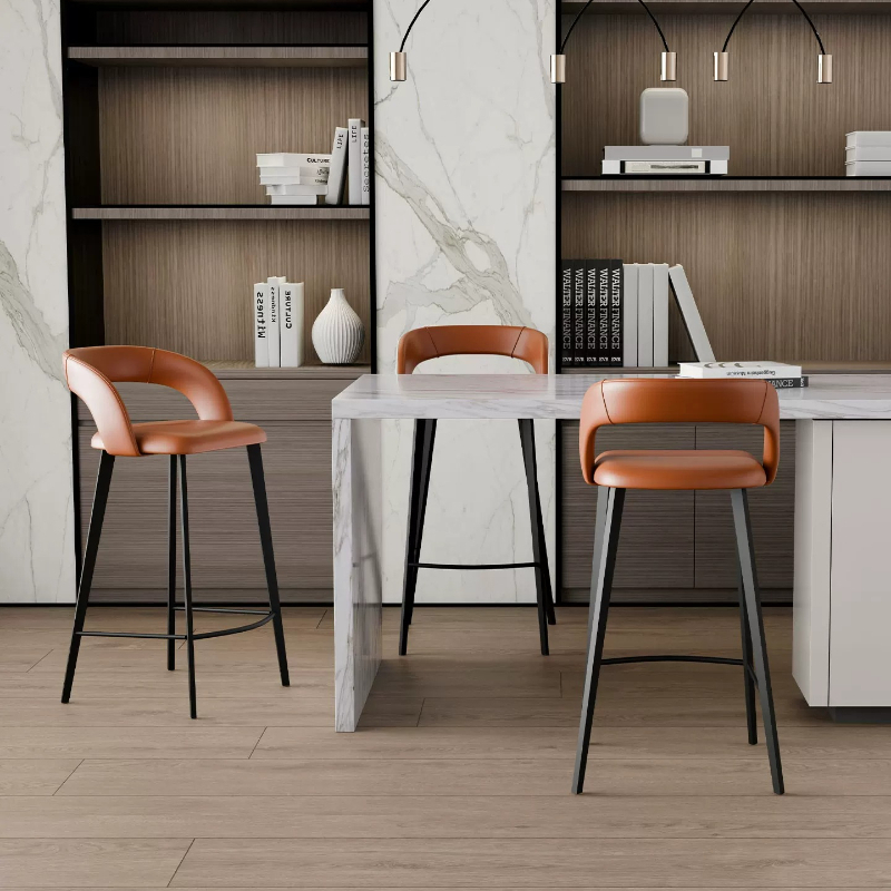 Light Luxury Nappa Leather Bar - đánh giá và giá Commercial Kitchen Lighting Design