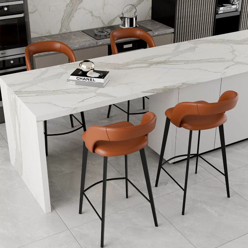 Light Luxury Nappa Leather Bar - đánh giá và giá Commercial Kitchen Lighting Design