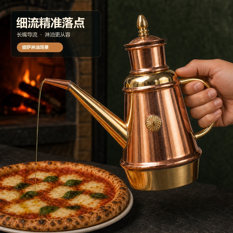 Handmade Copper Oil Pot Italia - đánh giá và giá Commercial Kitchen Utensils