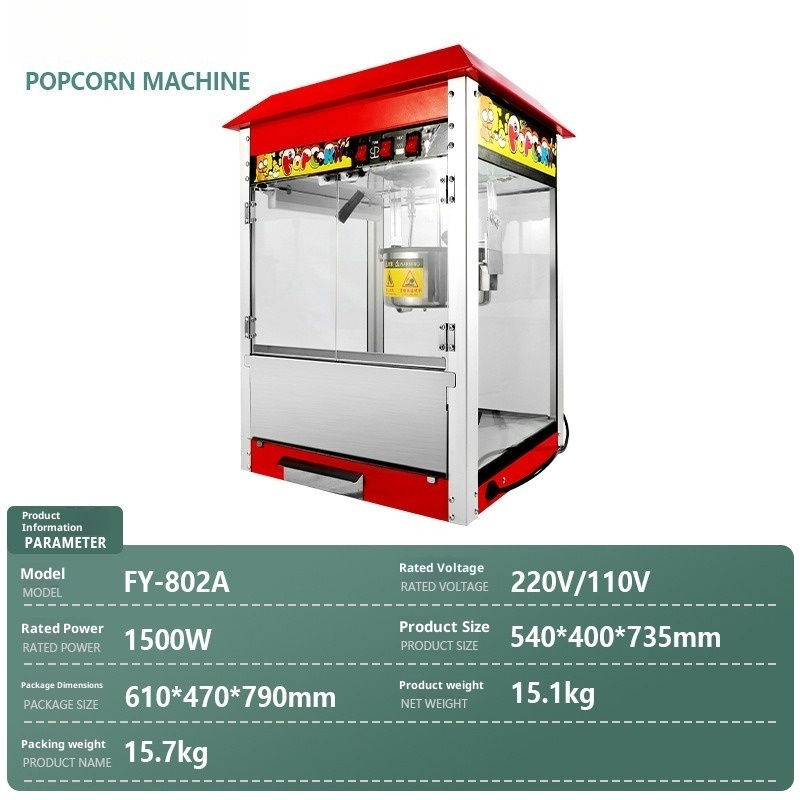 Direct Electric Automatic Popc - đánh giá và giá Commercial Popcorn Machine