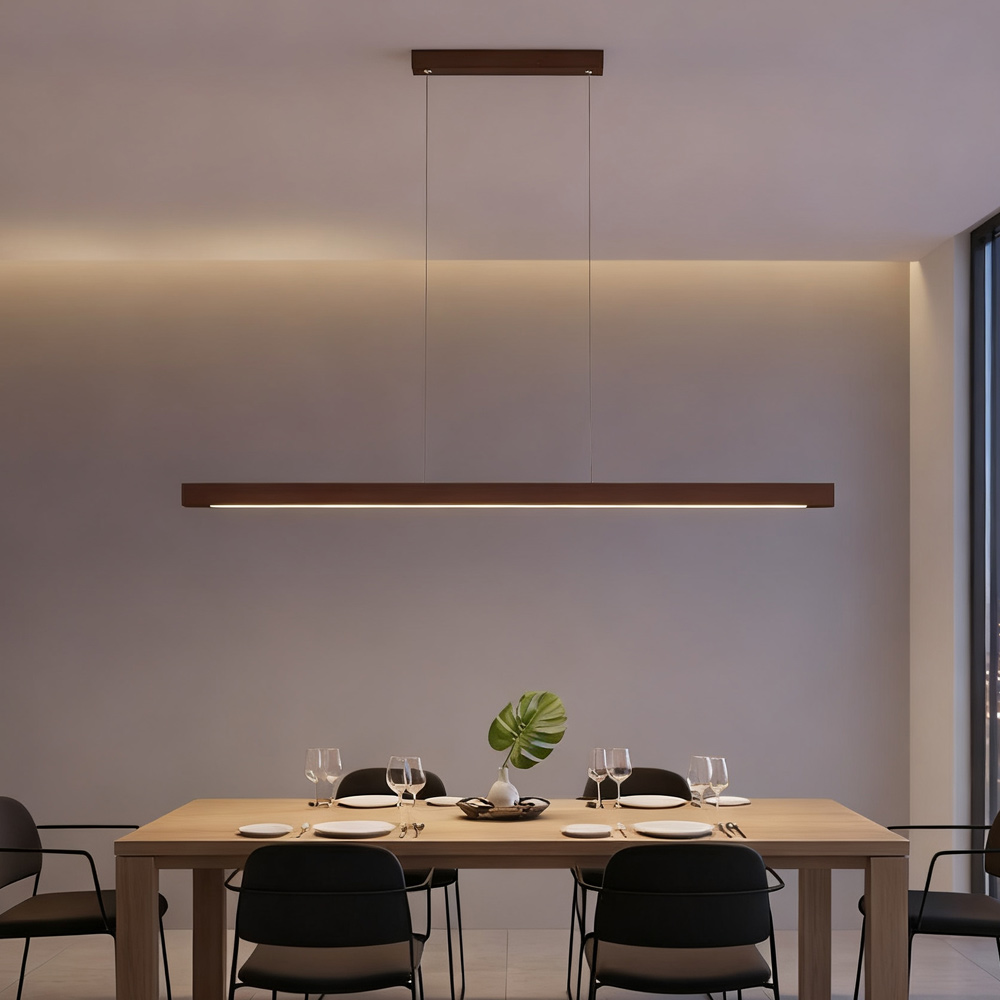 LED Pendant Light Nordic Wood  - đánh giá và giá Commercial Kitchen Island