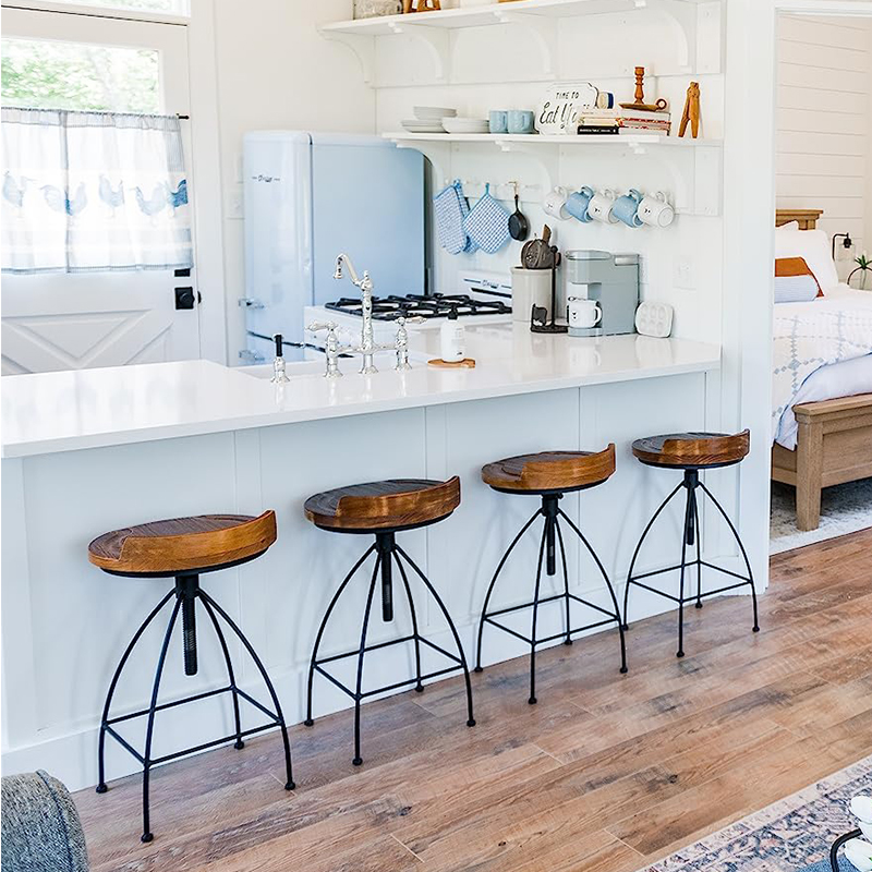 ‌Industrial Adjustable Bar Sto - đánh giá và giá Commercial Kitchen Island