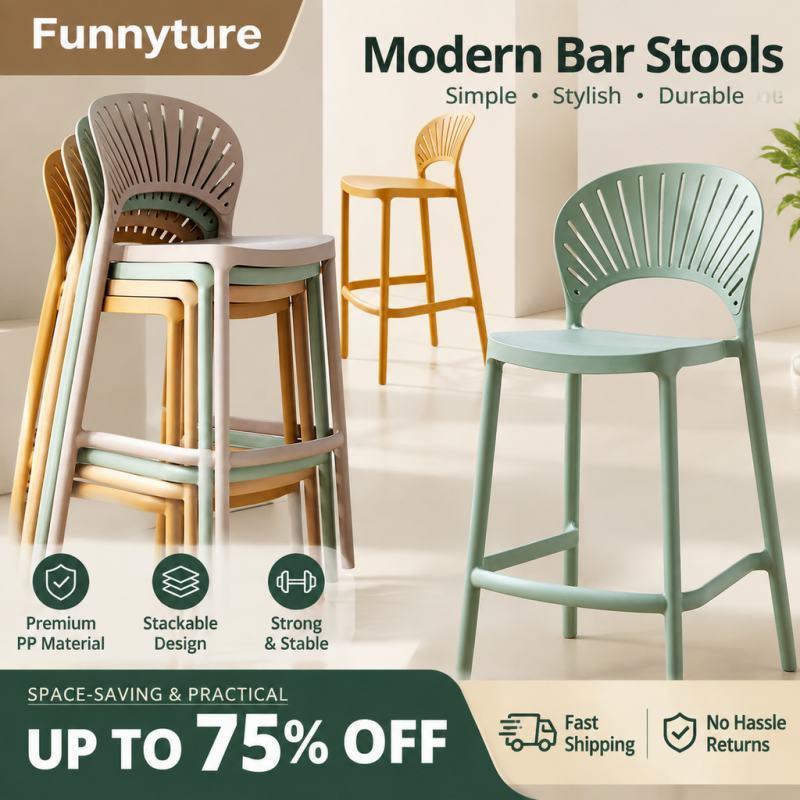 Foldable Bar Chair Space Savin - đánh giá và giá Commercial Kitchen Lighting Design