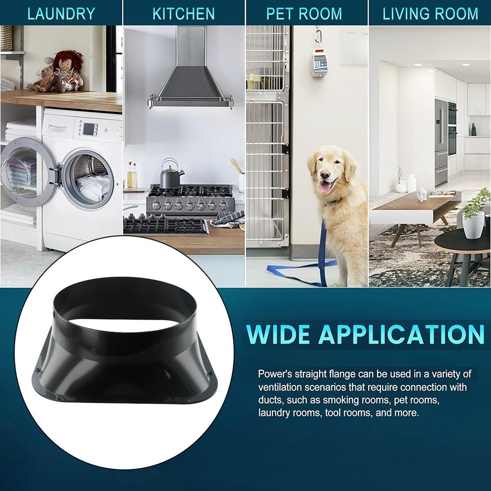 Fan Connection ABS Wall Flange - đánh giá và giá Commercial Kitchen Ventilation