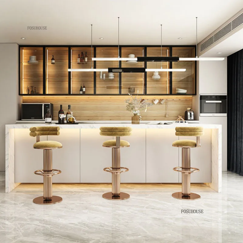 High-end High Bar Stools Light - đánh giá và giá Commercial Kitchen Lighting Design