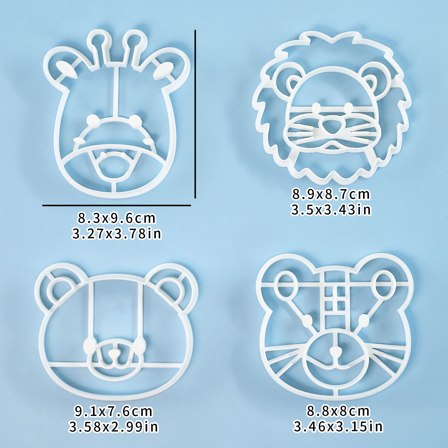 4 Pcs Animal Cookie Cutters Se - đánh giá và giá Commercial Kitchen Equipment List