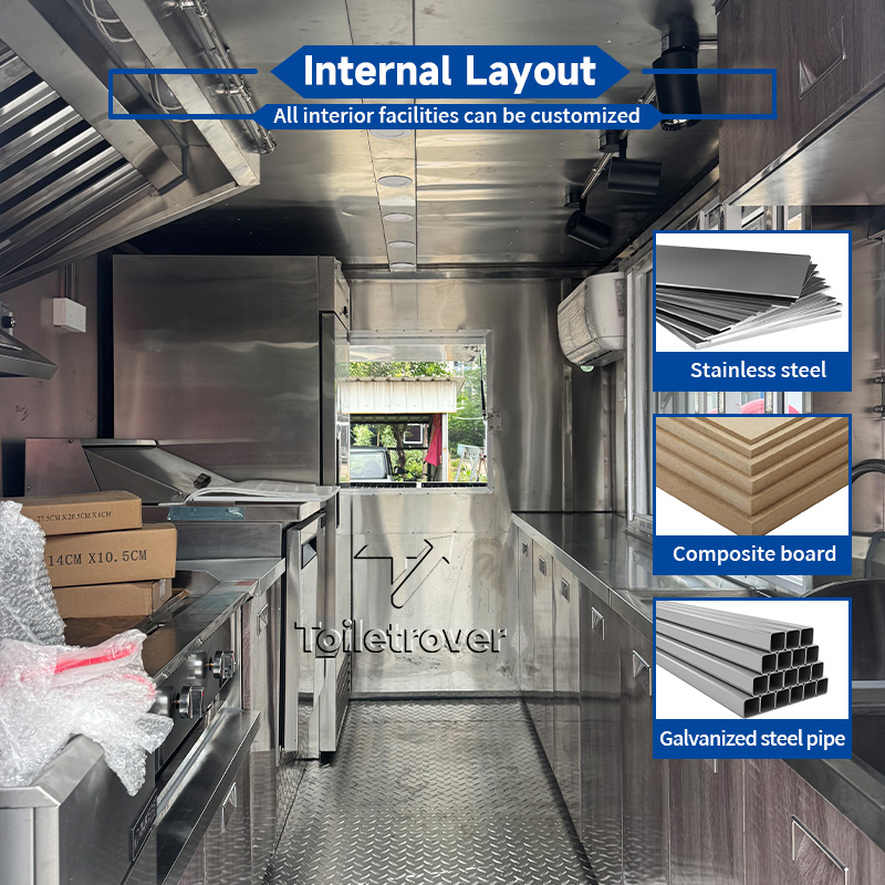 Usa Uk Standard Fast Food Truc - đánh giá và giá Commercial Kitchen Uk