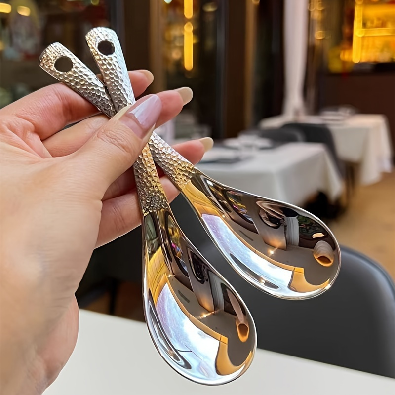 2pcs Stainless Steel Spoon Set - đánh giá và giá Commercial Kitchen Utensils