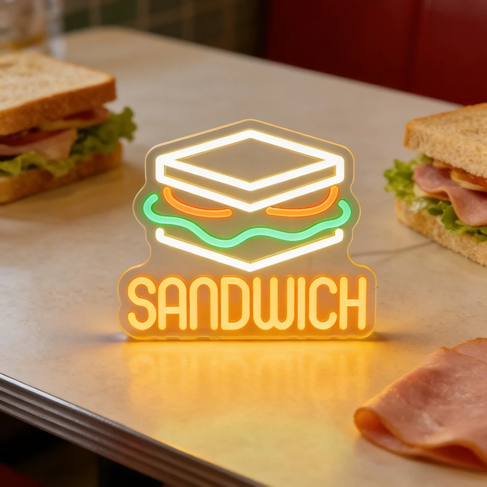 Food Neon Sign for Shop Sign U - đánh giá và giá Commercial Kitchen Lighting Design
