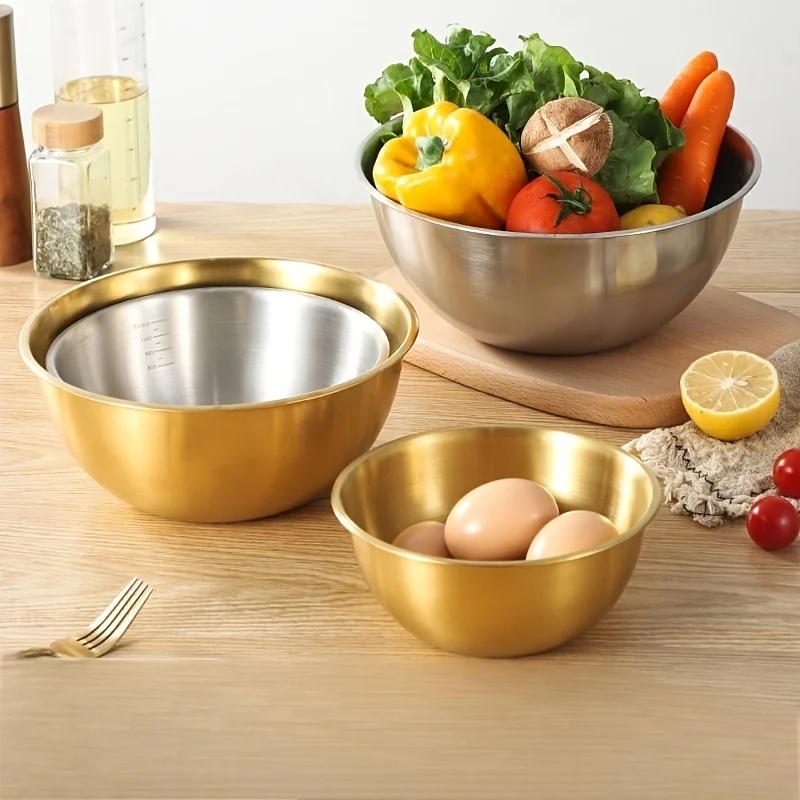 3PCS Stainless Steel Mixing Bo - đánh giá và giá Commercial Kitchen Equipment List