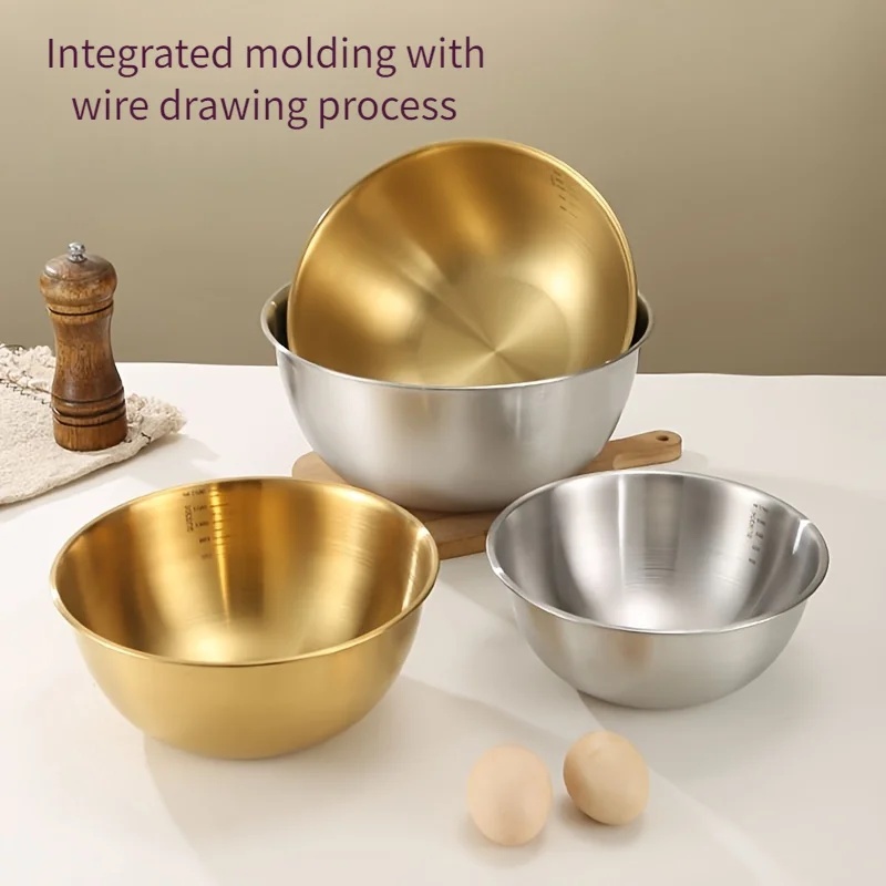 3PCS Stainless Steel Mixing Bo - đánh giá và giá Commercial Kitchen Equipment List