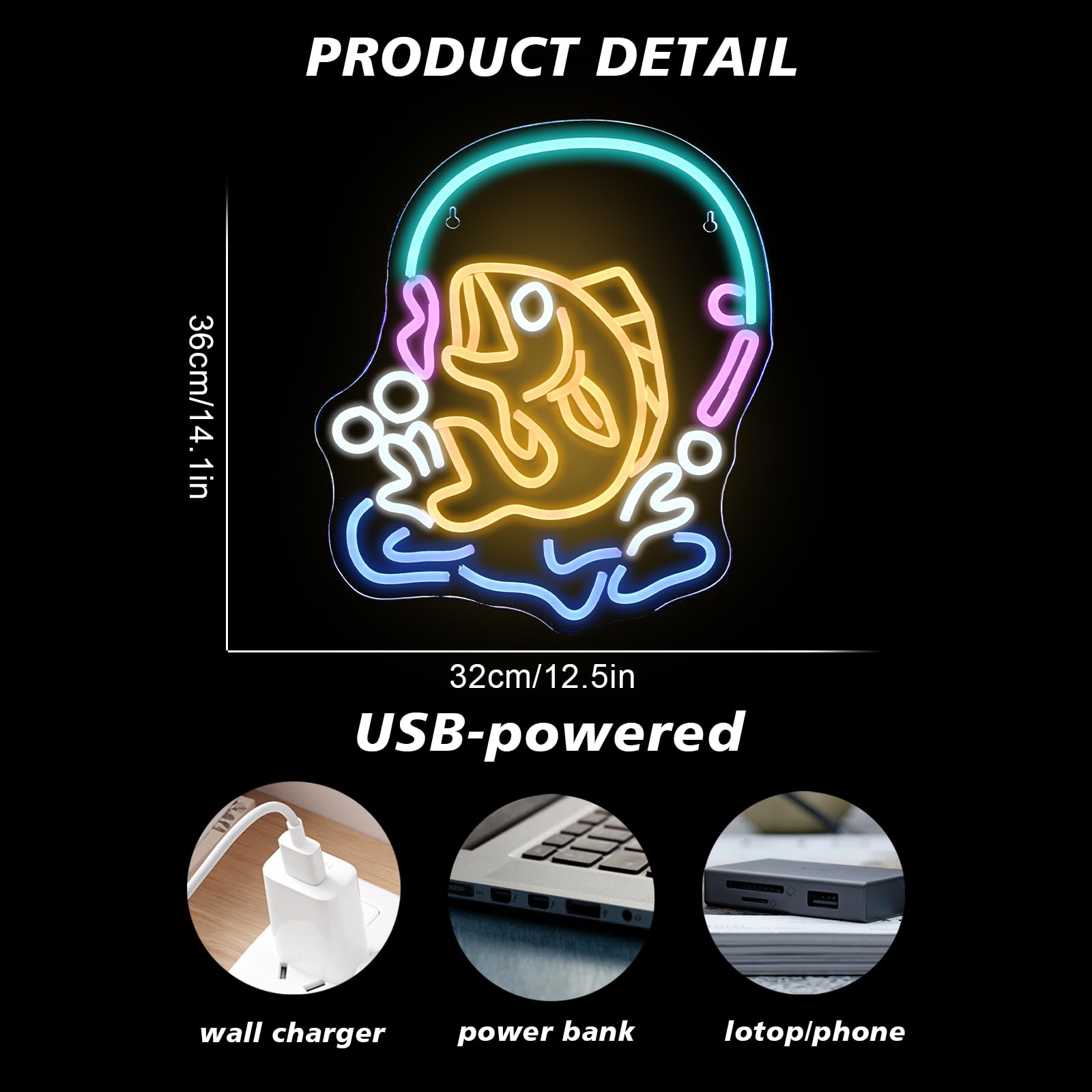 Fishing Neon Sign Fish LED Lig - đánh giá và giá Commercial Kitchen Lighting Design